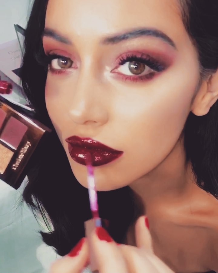 vampy looks with @ctilburymakeup...