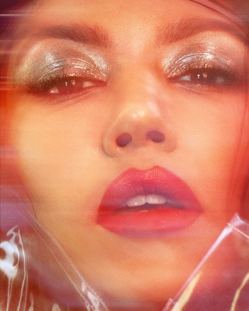 @vmagazine  wearing my favorite RAD lip from KOURT X KYLIE available NOW on kyli...