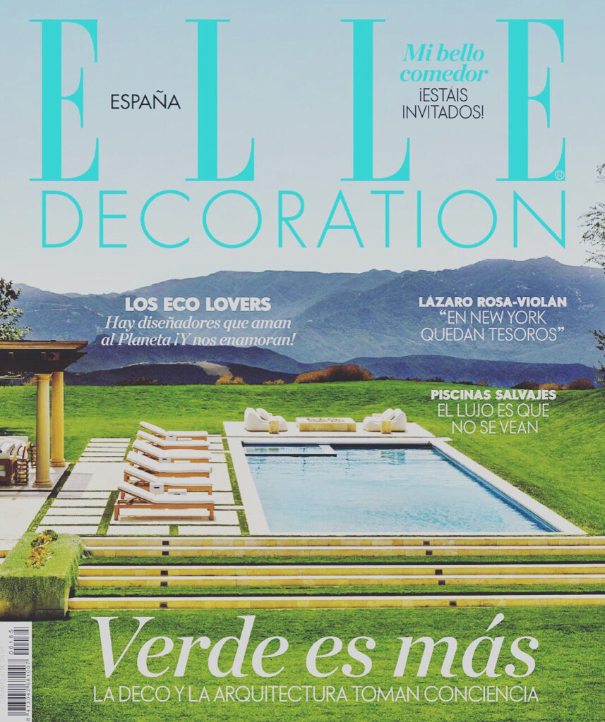 Gracias Spanish Elle Decoration for the beautiful cover of my home decorated wit...
