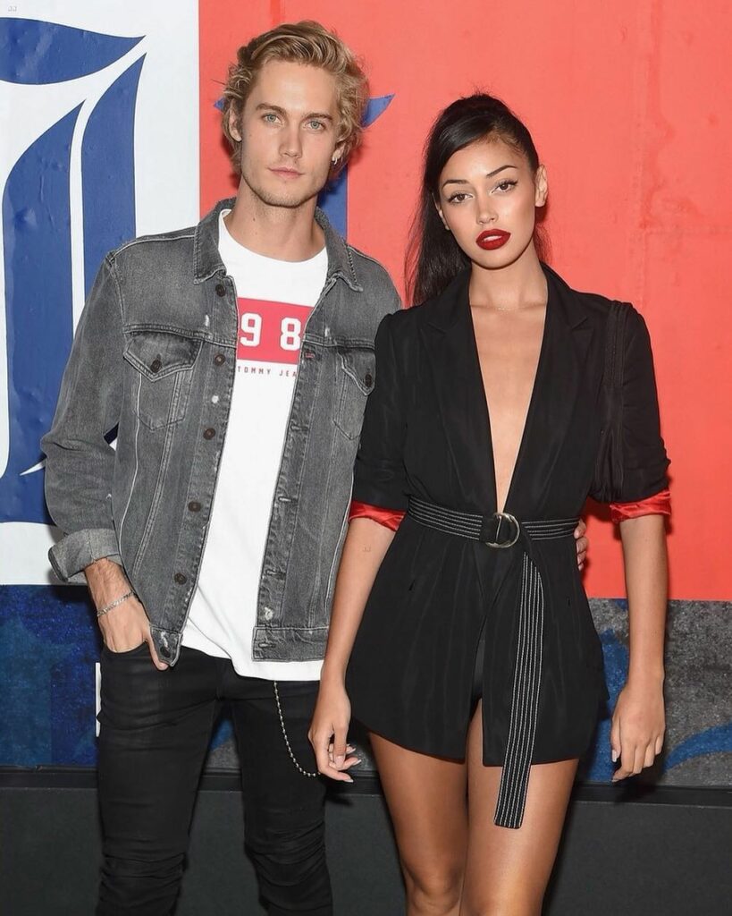 last night at @tommyhilfiger event for #tommyxlewis #tommypartner...