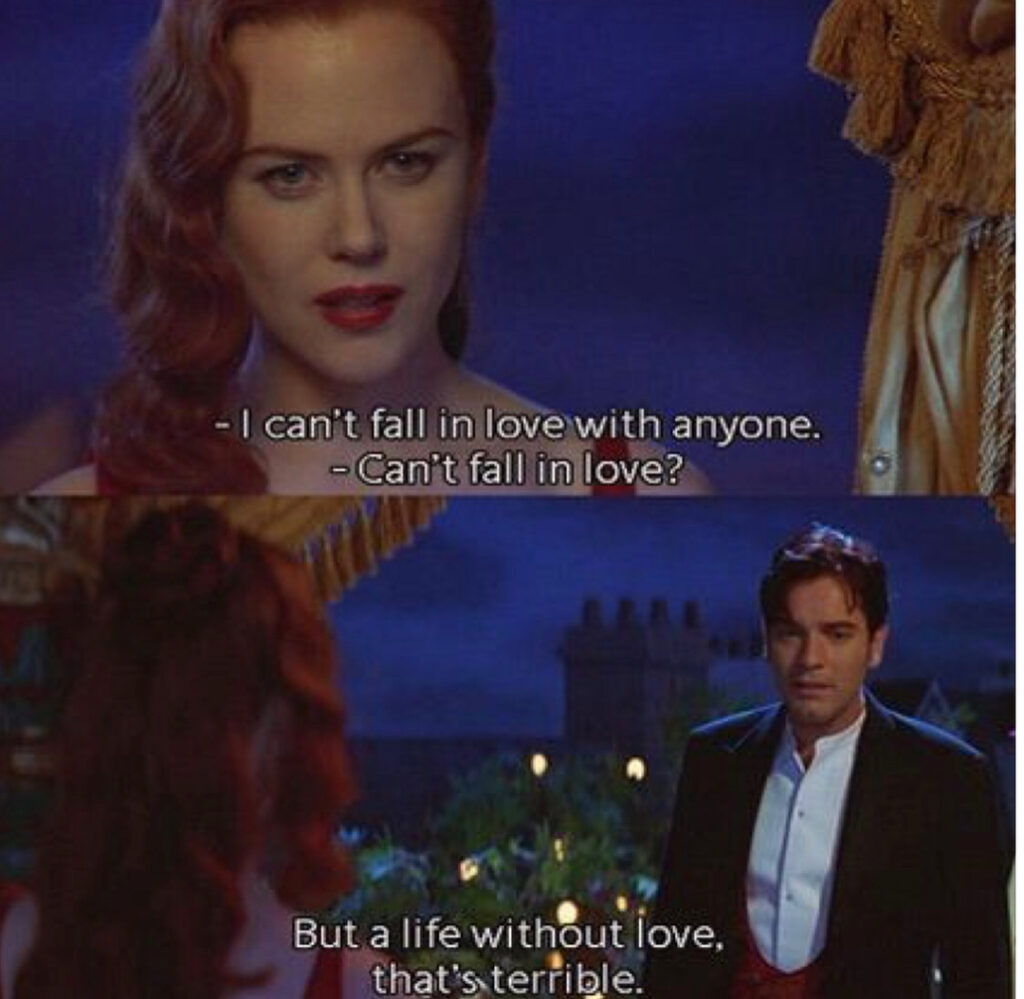 today on “Movies that changed my life”: MOULIN ROUGE. ...