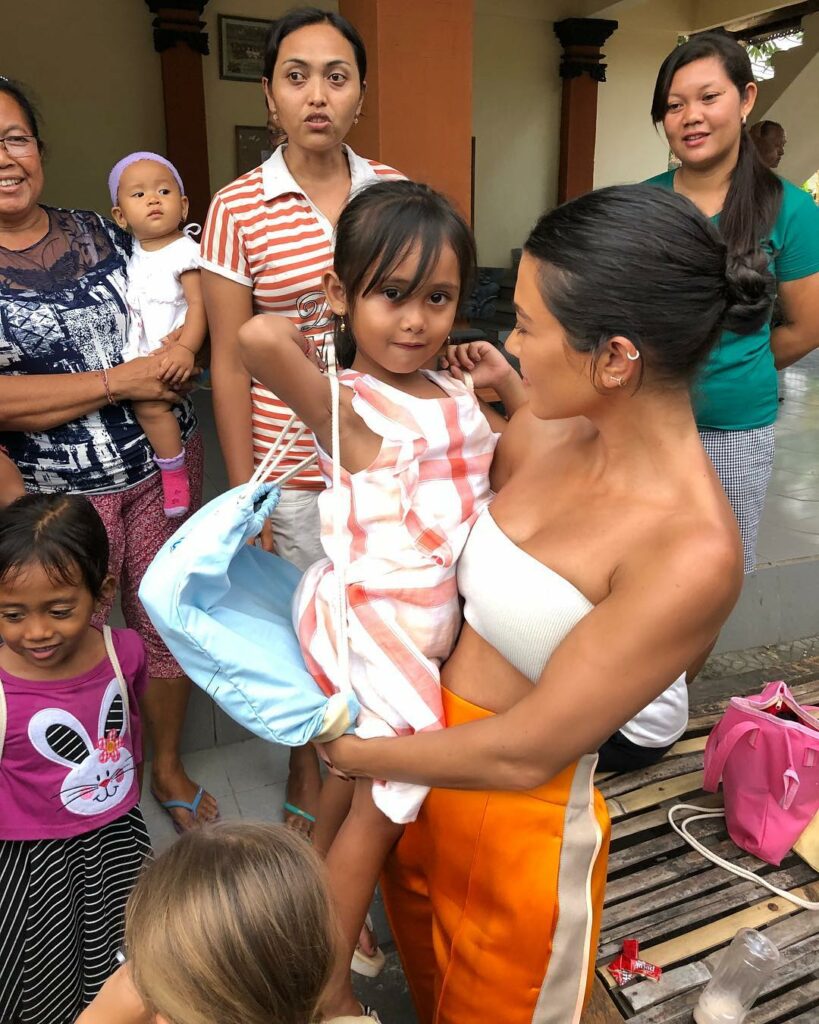 My favorite part about visiting Bali was meeting this little girl and the other ...