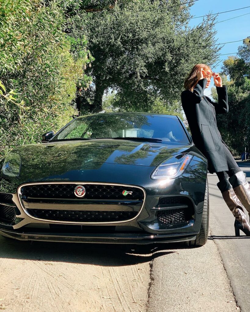 big shouts to @jaguarusa on this chic batmobile F-type whip.  I was definitely t...