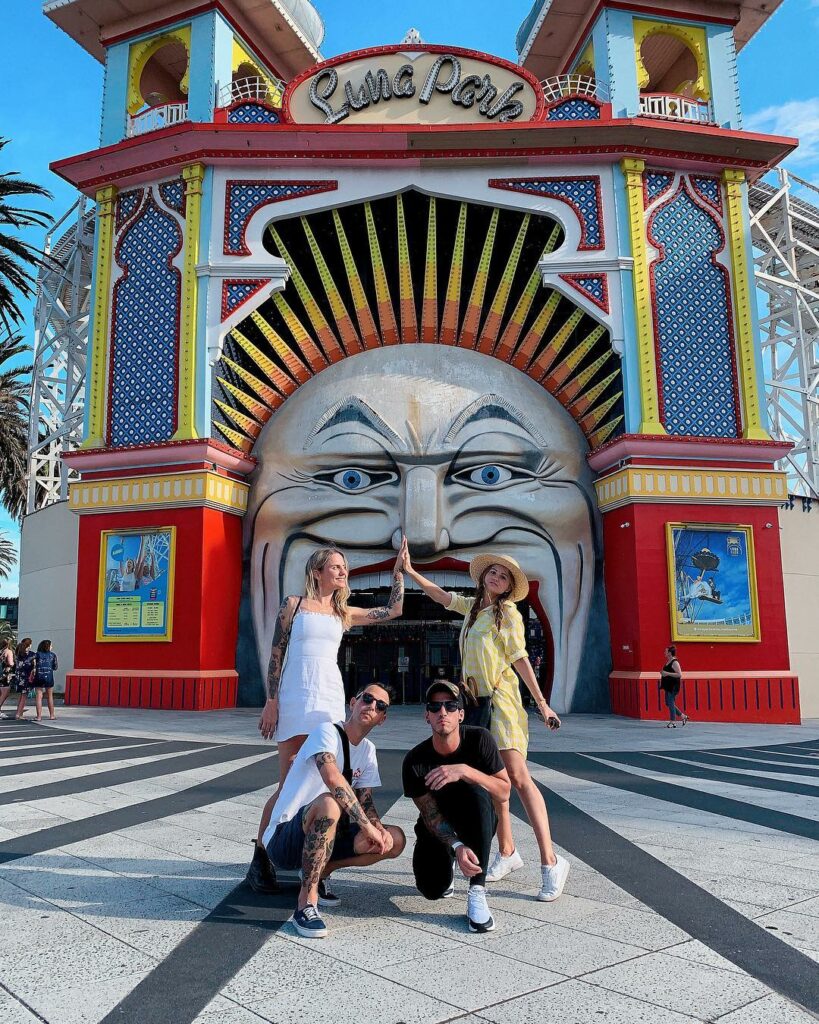 The third photo is from the airport in LA, where it’s winter. Aussie summer ligh...
