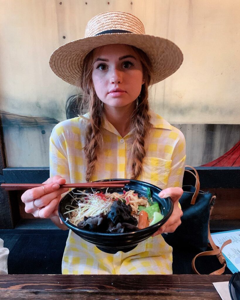 this vegan ramen cost me the same amount as my whole outfit, all totaling under ...