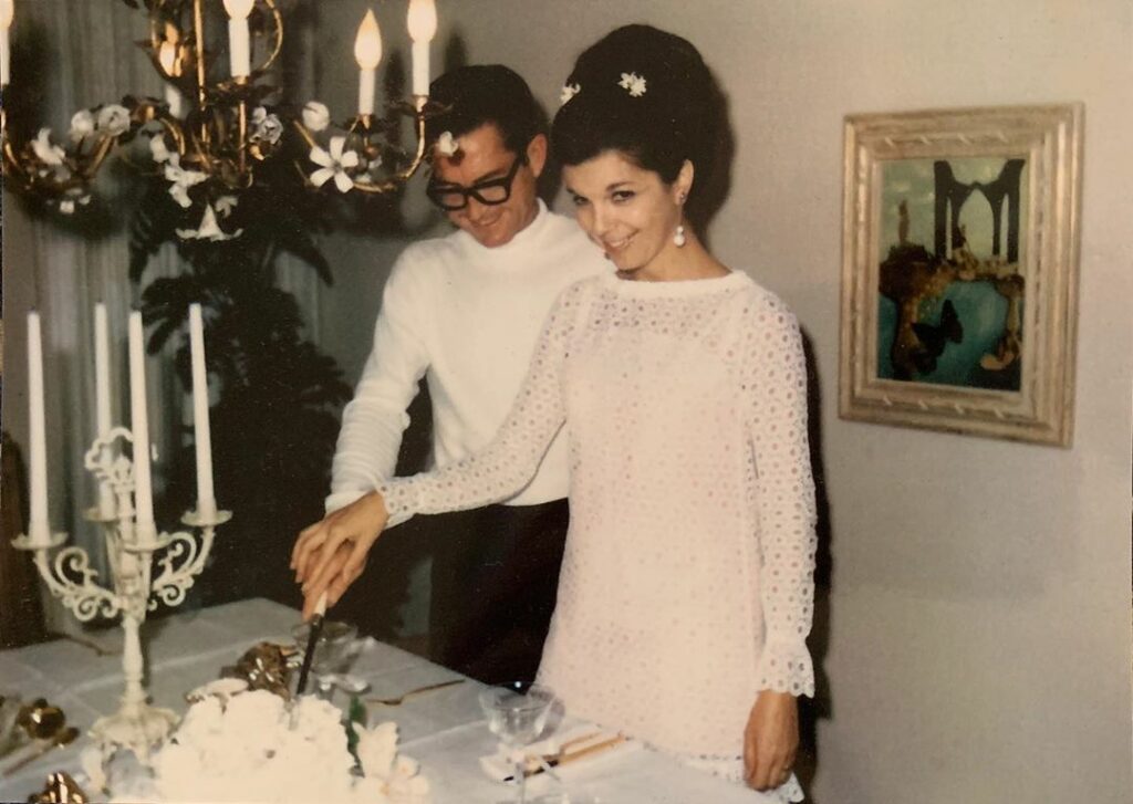 1968: My grandparents wedding reception, what true love looks like....