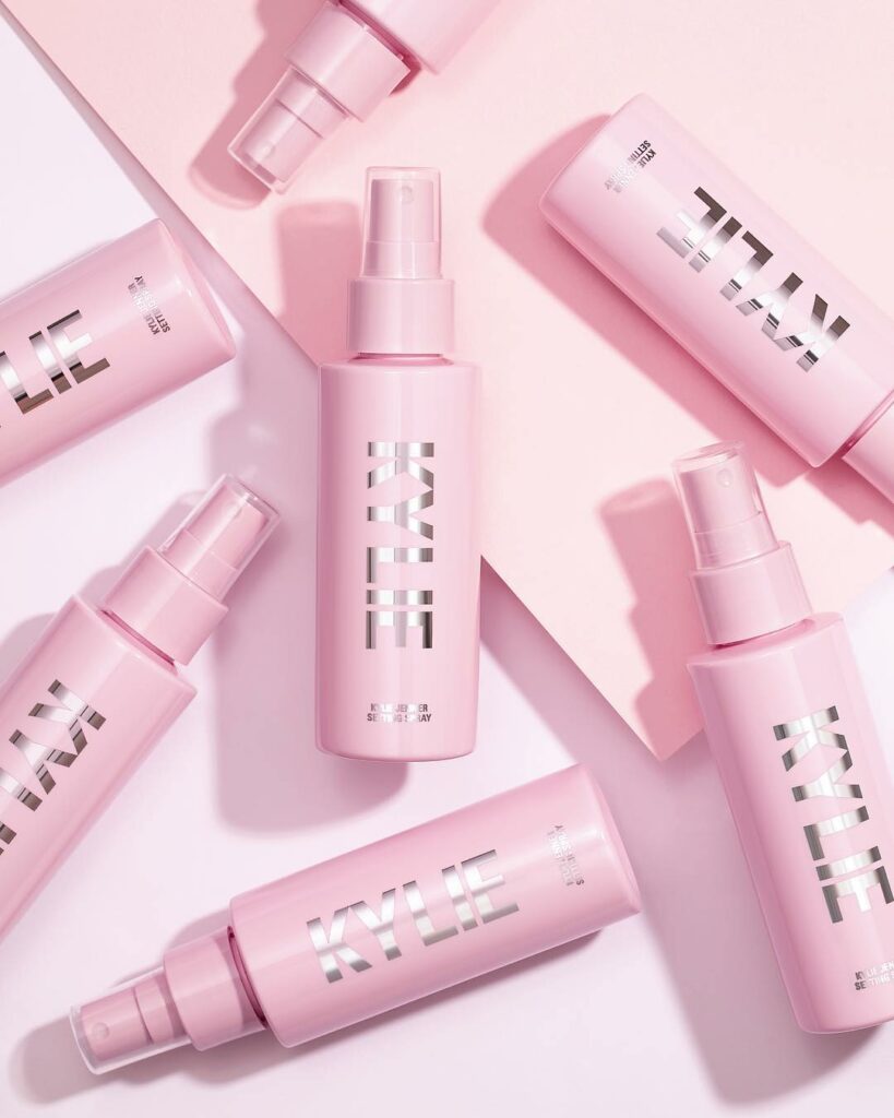 ready, set, go  my brand new SETTING SPRAY launches Friday 4/12 on KylieCosmetic...