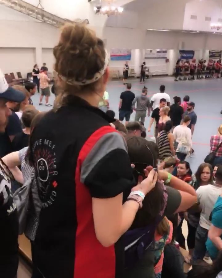 Talk derby to me — we really crewed up; it was baby’s first bout. Have you ever ...