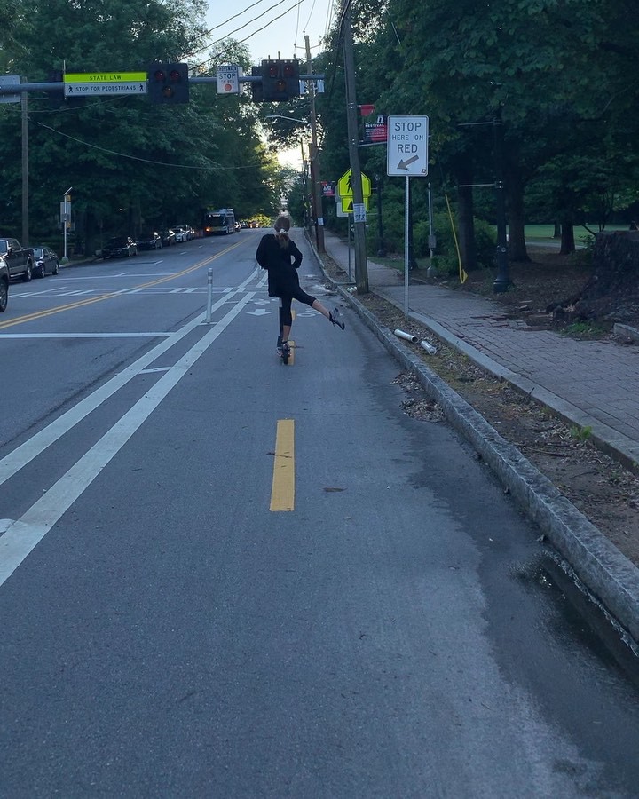 This gai left her rollerblades home in LA but is celebrating a birthday today wi...