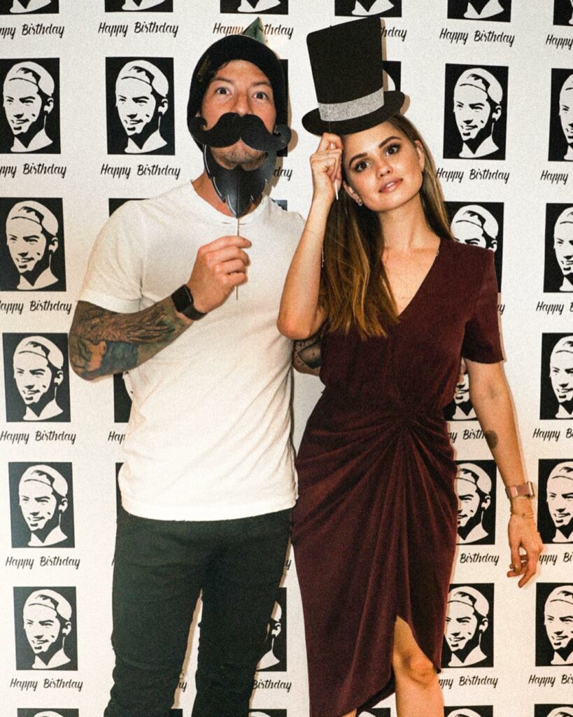 last year I threw a surprise party with all his family and friends. jordan and I...
