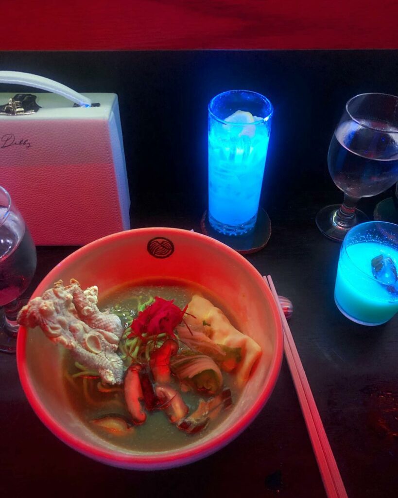 left the house on a weekend (uncharacteristic) for this glow in the dark ramen p...