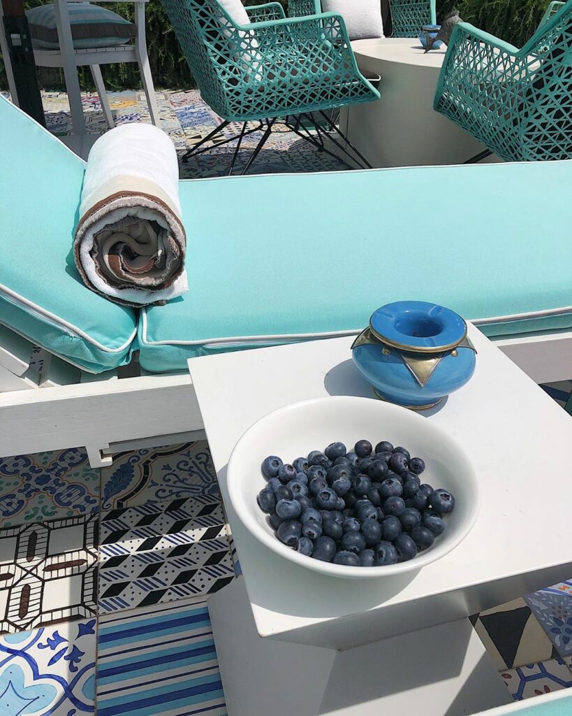 blueberries for breakfast...