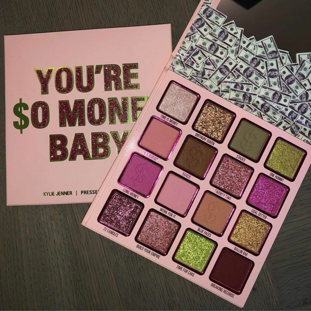 You’re So Money Baby  my brand new @kyliecosmetics bday palette launches August ...