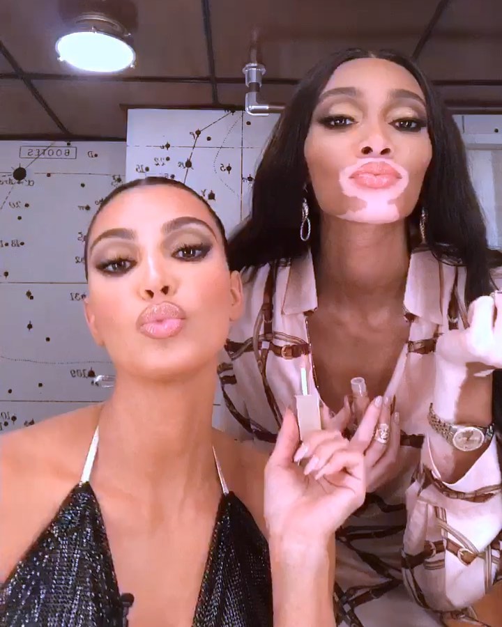 Our collab is out now! KKW X WINNIE KKWBEAUTY.COM...