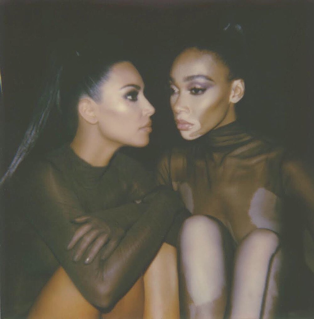 KKW X WINNIE @winnieharlow  @kkwbeauty launching this Friday!!! Kkwbeauty.com...