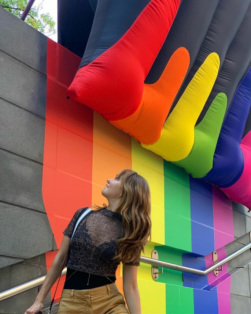 went hunting for these pride stairs in Manchester  I’m obsessed with them and th...