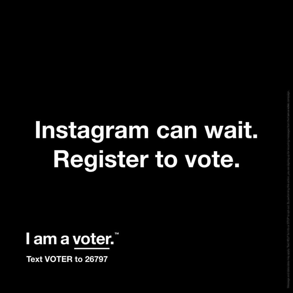 Hey cuties! It’s National Voter Registration Day — take a moment right now to te...