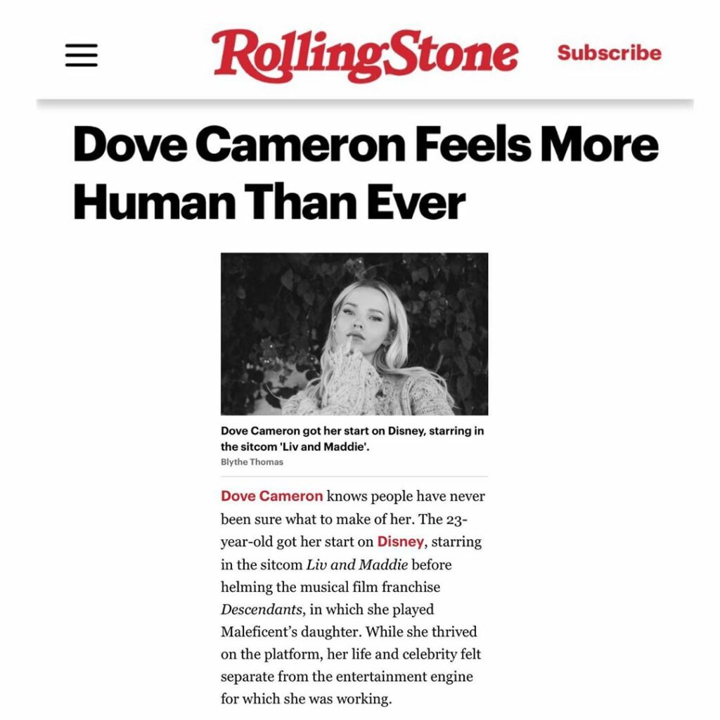 thank you @rollingstone  for the lovely profile...