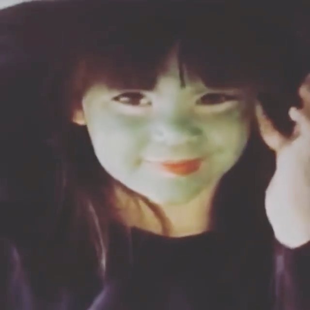 keeping the halloween birthday party alive for mom...