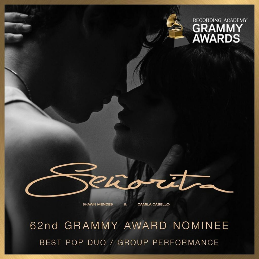 nominated for a Grammy with my favorite person !!!!!!!! @shawnmendes EEEEEEEPPP!...