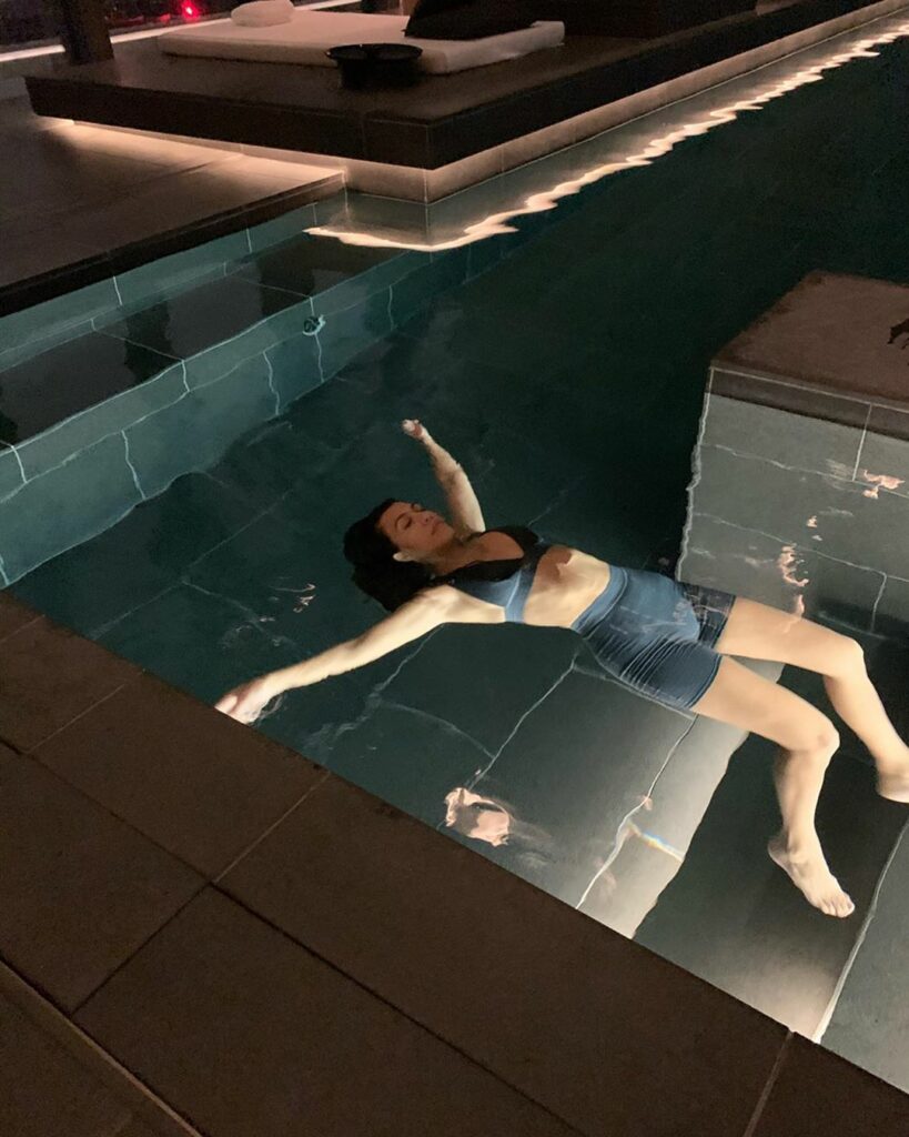 night swim...