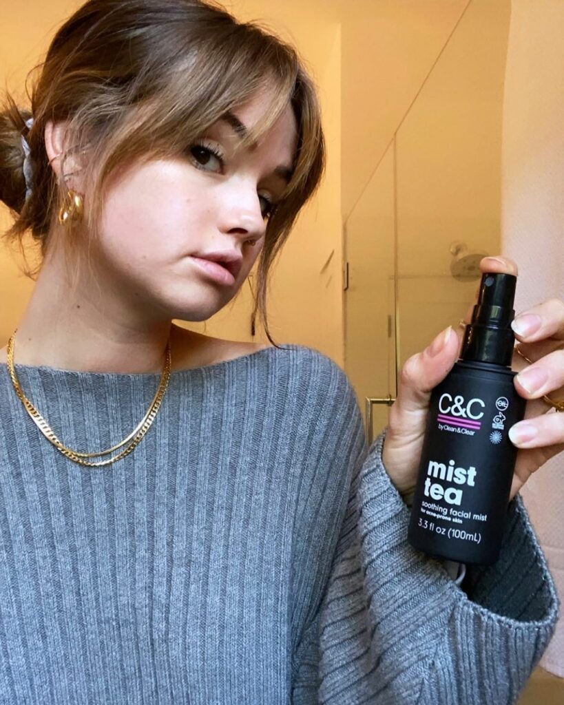 wow busy season, I use @candcbycleanandclear Mist Tea to freshen up my skin betw...