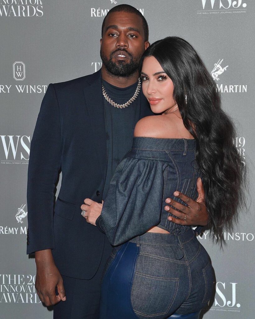 Kanye and I celebrating @riccardotisci17 and presenting him with the Fashion Inn...