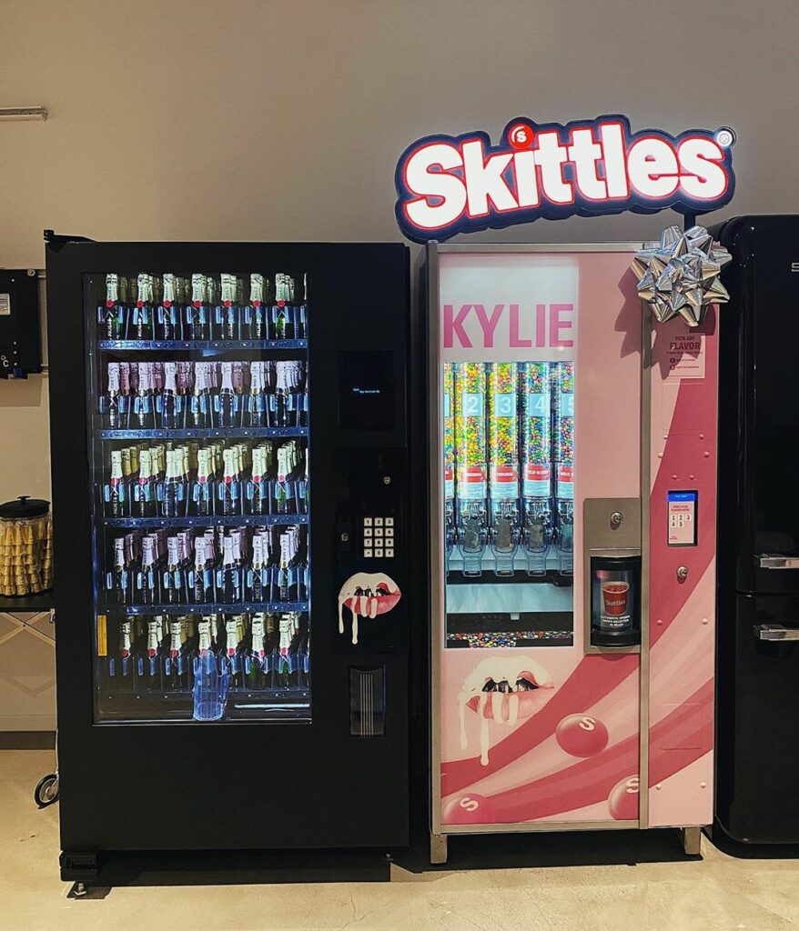 champagne and skittles anyone? #KylieHQ...