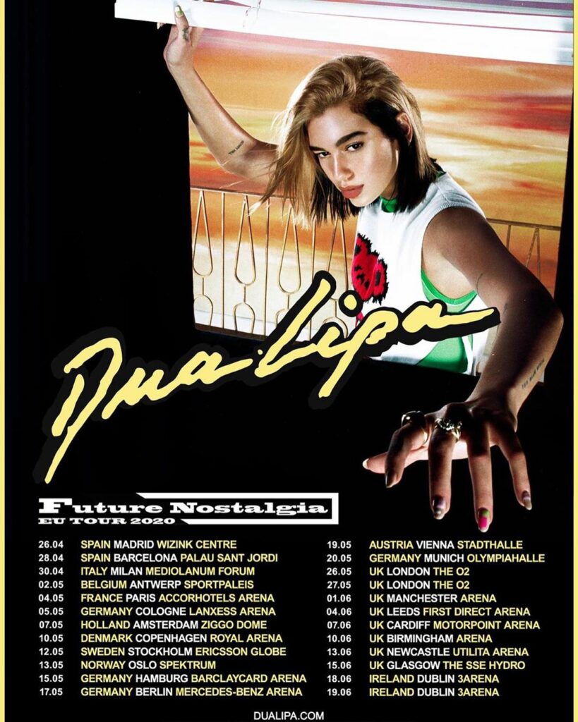 FUTURE NOSTALGIA - FIRST DROP OF THE WORLD TOUR - EU 2020 - COME SEE ME IN A CIT...