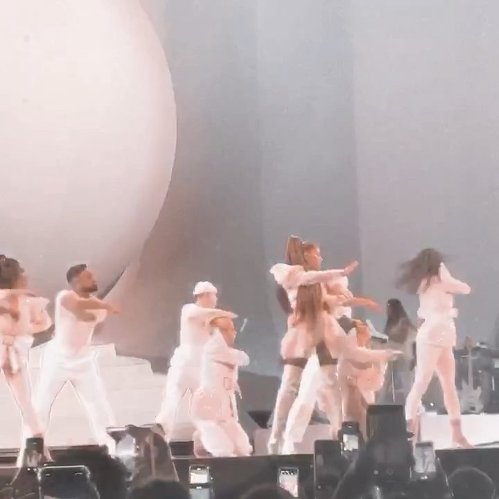 that lil hand poppin into frame doing the choreo with us is my favorite shit in ...