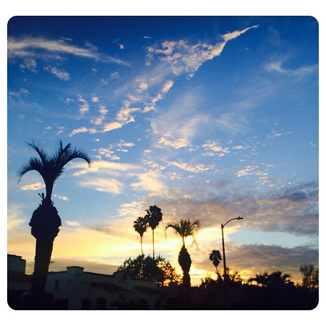 #nofilter or whatever, but how pretty is a California sky?...