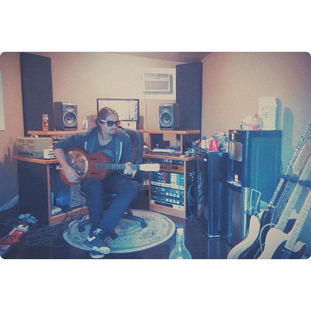 "You know sometimes I think that I would be fine
Living alone with just a pen an...