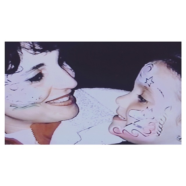 throwback..... mama's girl  face paint #igetitfrommymamaaaa...