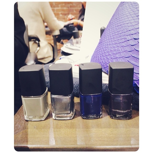 Fly-by at the #NYFWpanasonic beauty bar. Which is your favourite? #nyfw #drfd...