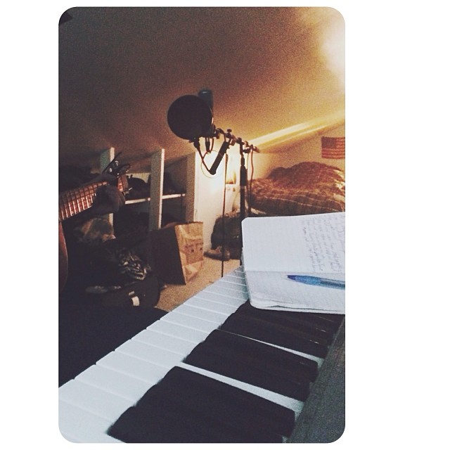 writing. writing. writing in a cave of sunlight and sounds #glasscaseofemotion...