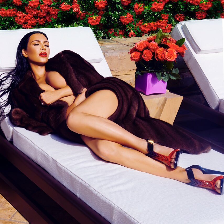 Shot this for KimKardashianWest.com when I was 3 months pregnant  @stevengomilli...