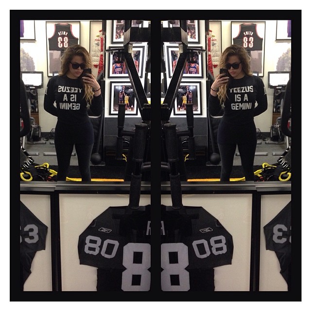 Fact.... Yeezus is a Gemini LOL @shopprivateparty #GymMode #Yeezus #Kiki...