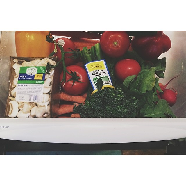 drawer of endless possibilities. #cooking #fridgegarden...