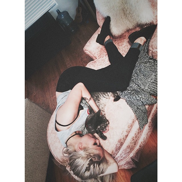 I will lay on my chair however is most conducive to spoon cuddling this kitten. ...