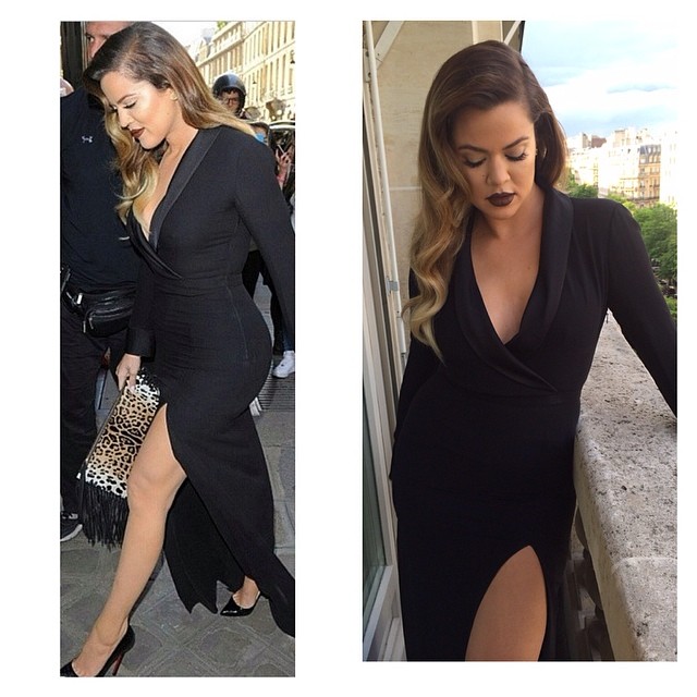 Look of the day styled by @monicarosestyle: Gucci tuxedo dress, Louboutin heels,...