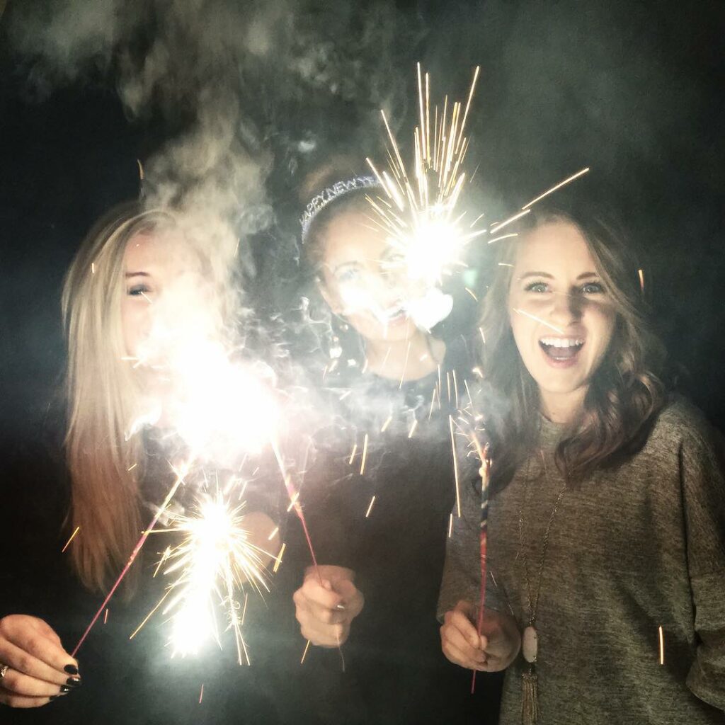 nailed the sparkler pic #dopewomen2016...