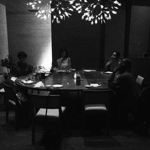 dinner w my #1s...