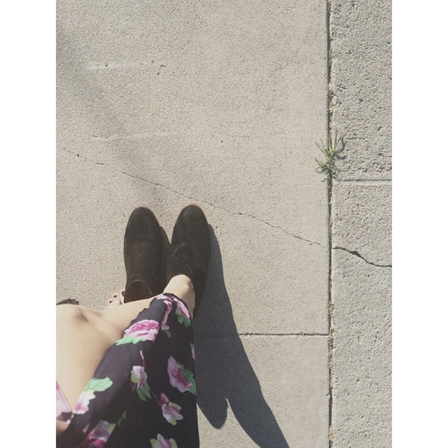 when you're in and out of meetings all day, ten minutes of sunshine on your skin...