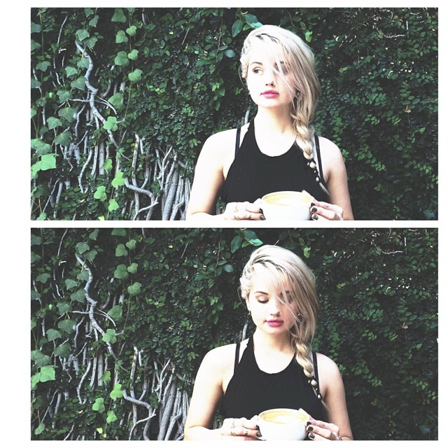 a girl and her coffee. this is a love story....