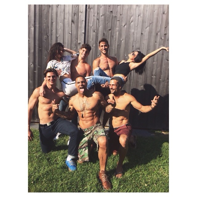 model boys, ladies.. model boys @brycethompson8 @kguidroz1 @frankycamm22 @Markfi...