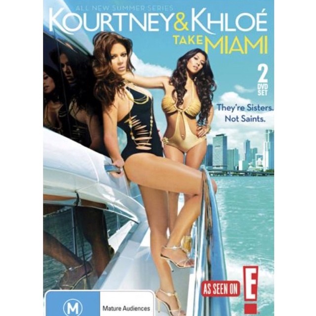 #TBT to @kourtneykardash and I filming our first take series in Miami. That tag ...