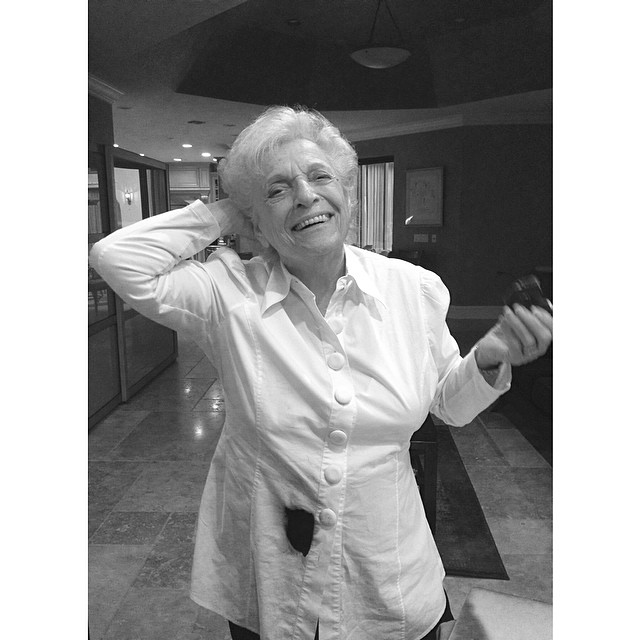 "oooh I'm on fire" said nonna casually (her shirt was actually on fire)...