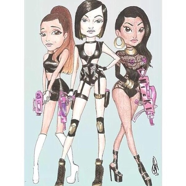 repost @nickiminaj  bang bang tuesday...