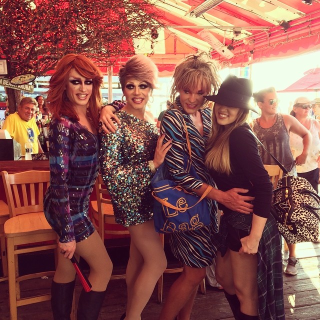 My version of Disneyland!!! Cherry's Drag Show!!! #FireIsland can you guess whic...