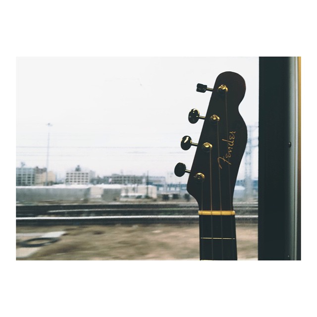 my little wooden friend + I are heading to go play a show in Virginia // @thenvr...